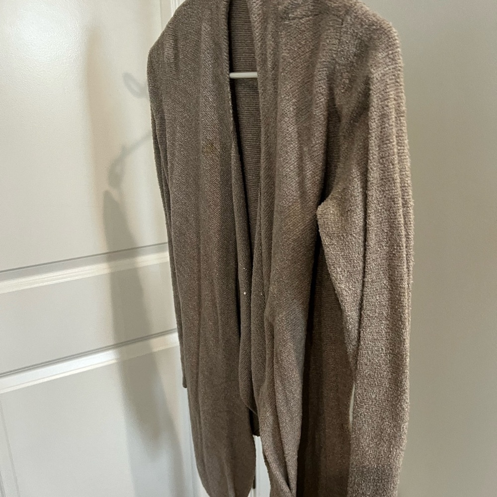 Barefoot Dreams CozyChic Lite Tan Cardigan